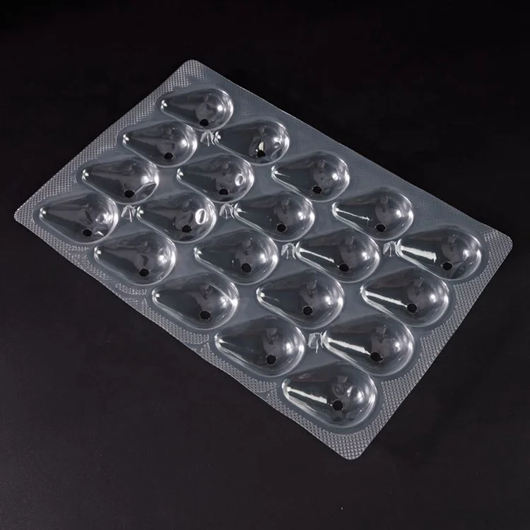 RPET Disposable Plastic Fruit Punnet Blueberries Strawberries Packaging Clamshell Transparent Fruit Packaging Box