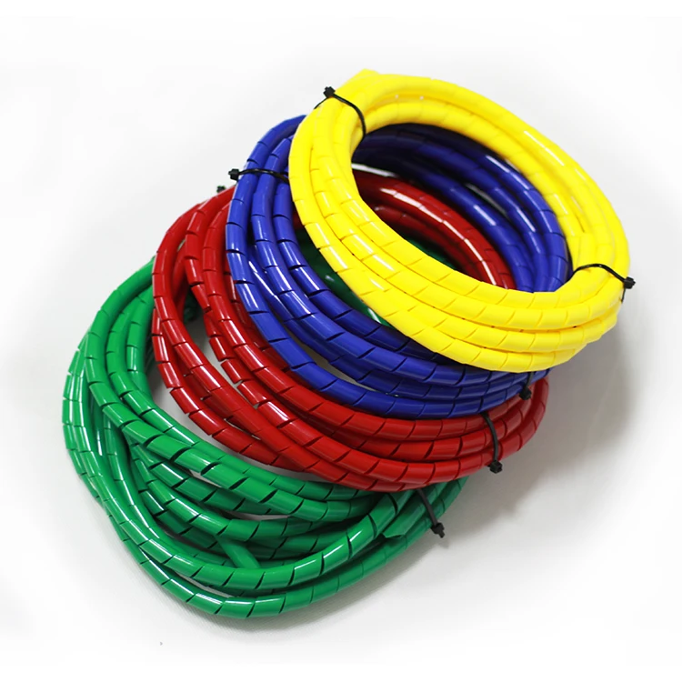 Cable tidy sleeve production line Wire Data Cable Spiral Wrapping sleeves Spiral Wire Sleeves Protect Cable Spiral Wrap