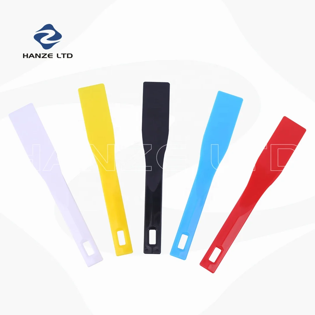 Plastic Ink Tools for Silk Screen Printing Including Knives Spatulas Stirrers and Scrapers