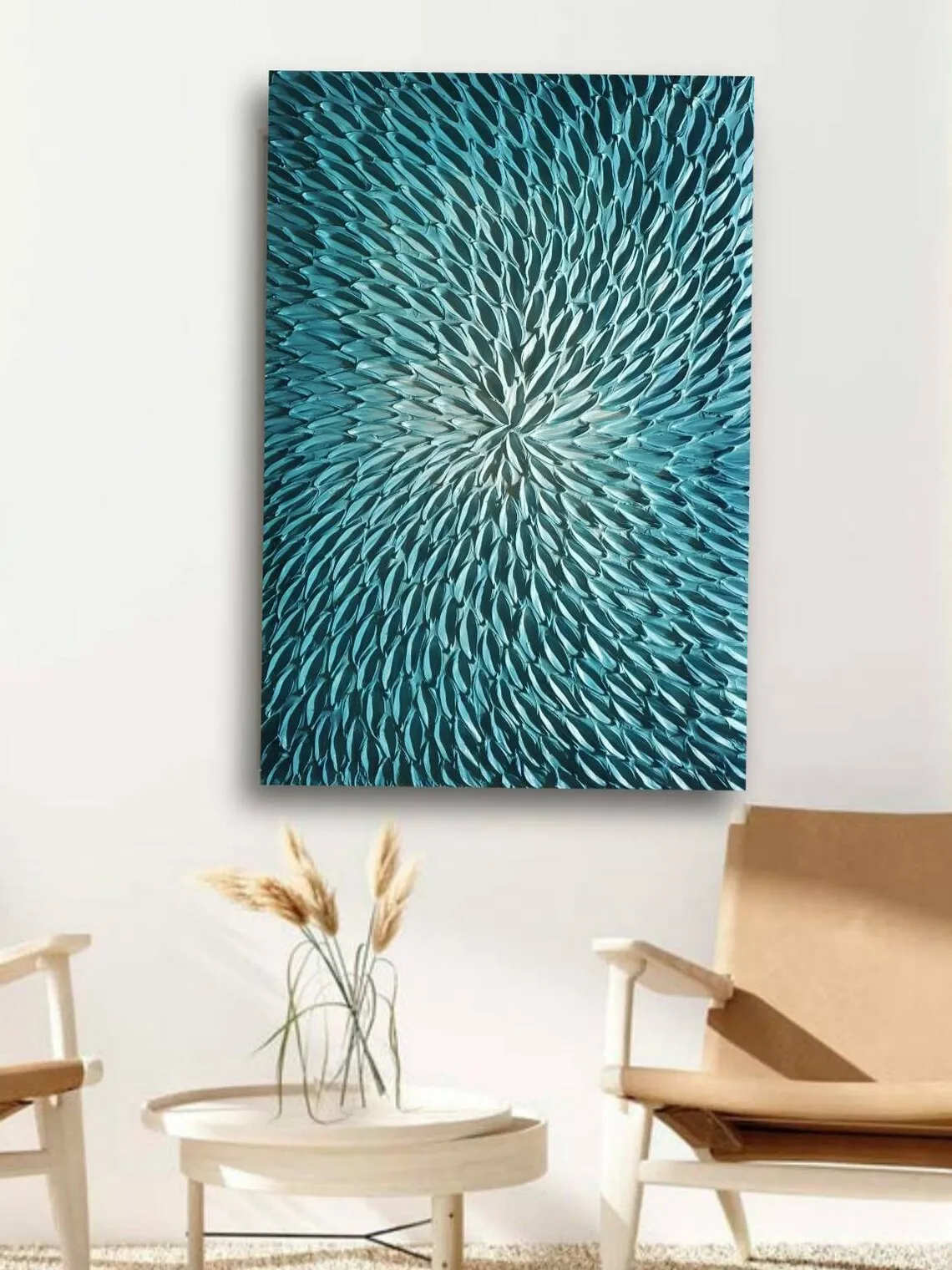 Interior Decoration Bedroom Hotel Office Wall Poster Handmade Canvas Abstract Oil Painting