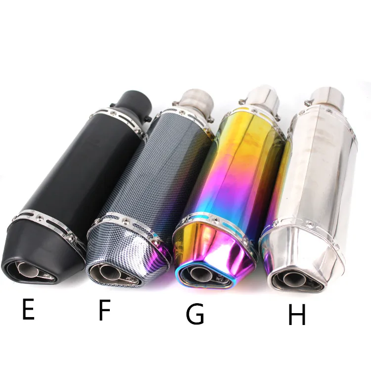 High quality universal Aluminum Alloy durable  escapes chinos para moto dirt bike muffler exhaust pipe For CBR CBR125