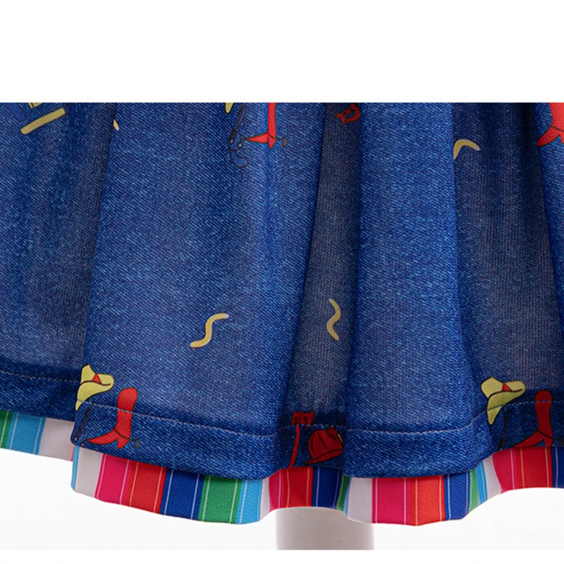 LZH Fancy Carnival Girls  Cosplay Costumes Kids Halloween Party Suits Horror Movie TV Kids Dress