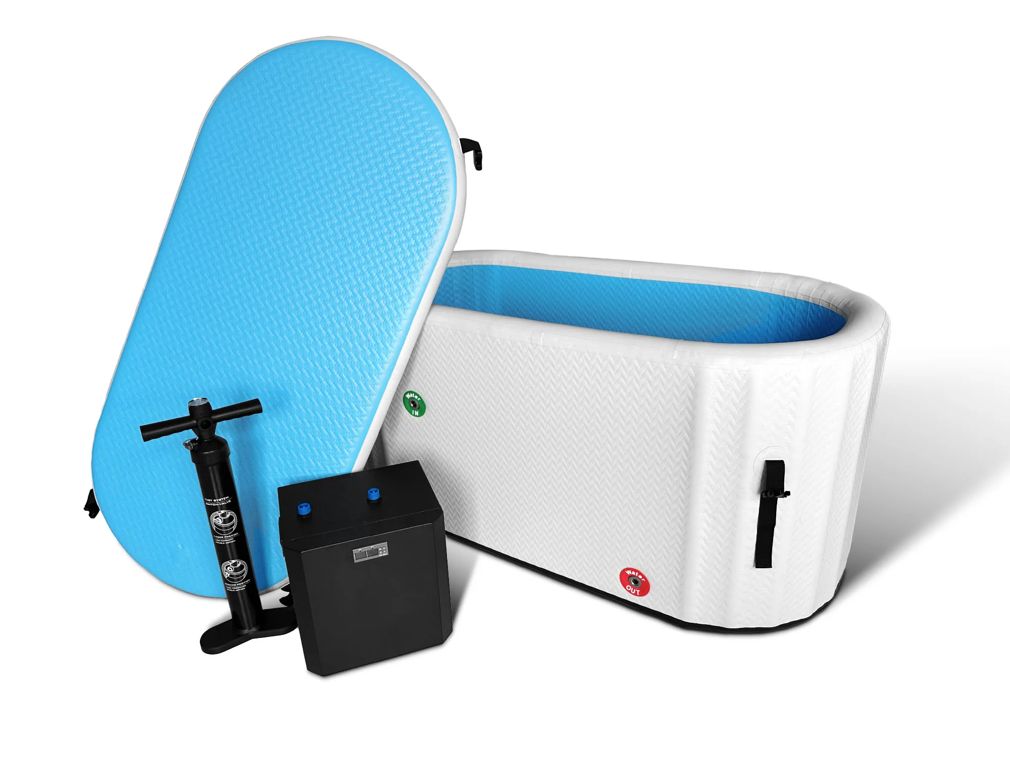 Top Quality Easy Install Inflatable Wooden Drop Stitch Ice Bath Buy Now