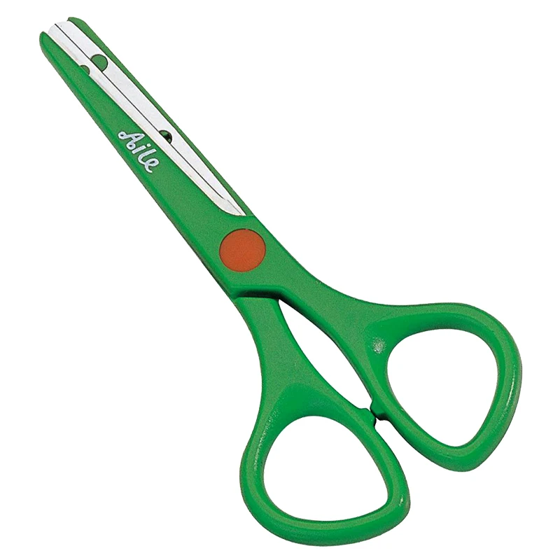 Blunt tip 5-Inch plastic handle household and school student scissors