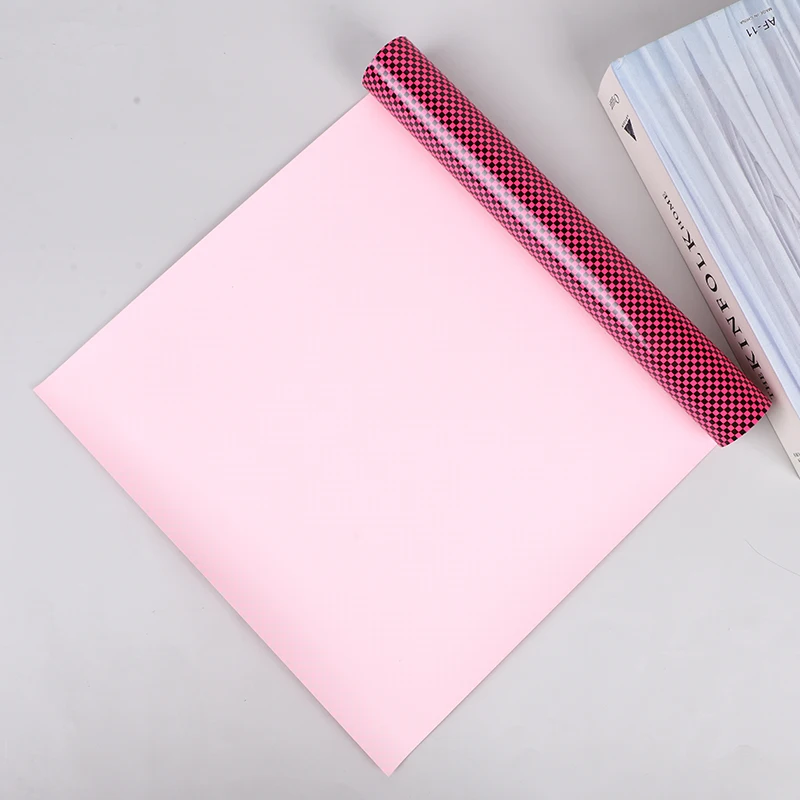 Hot Sale Fashion Plaid Printing  PU Flex Heat transfer vinyl Iron on Film  For Clothing Fabric