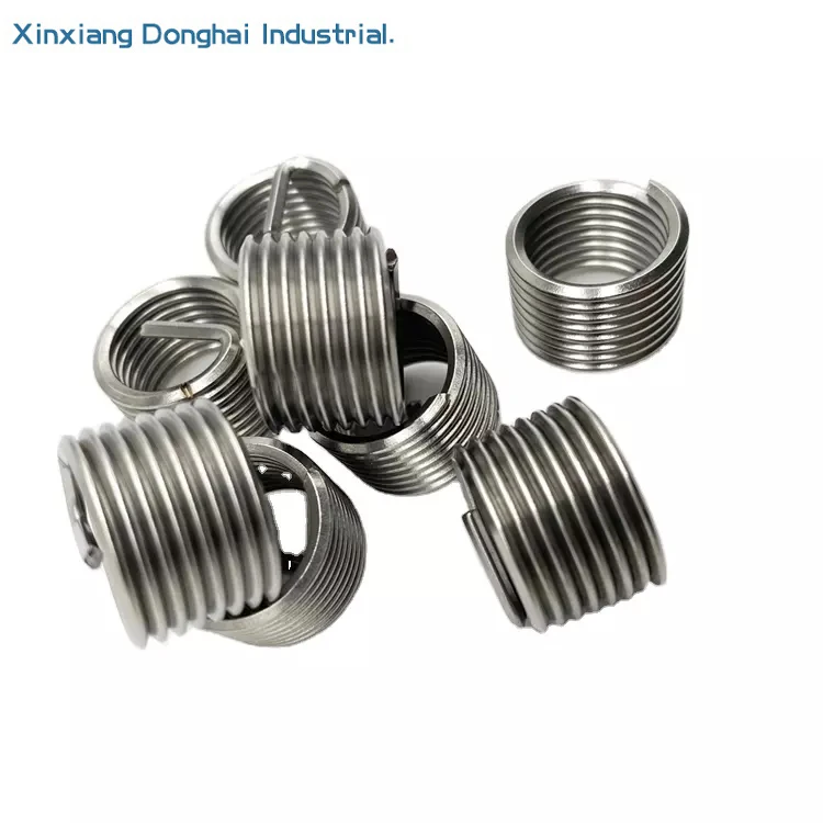 Stainless Steel M10 M12 Wire Thread Insert Heli Coil Insert Screw Fasteners