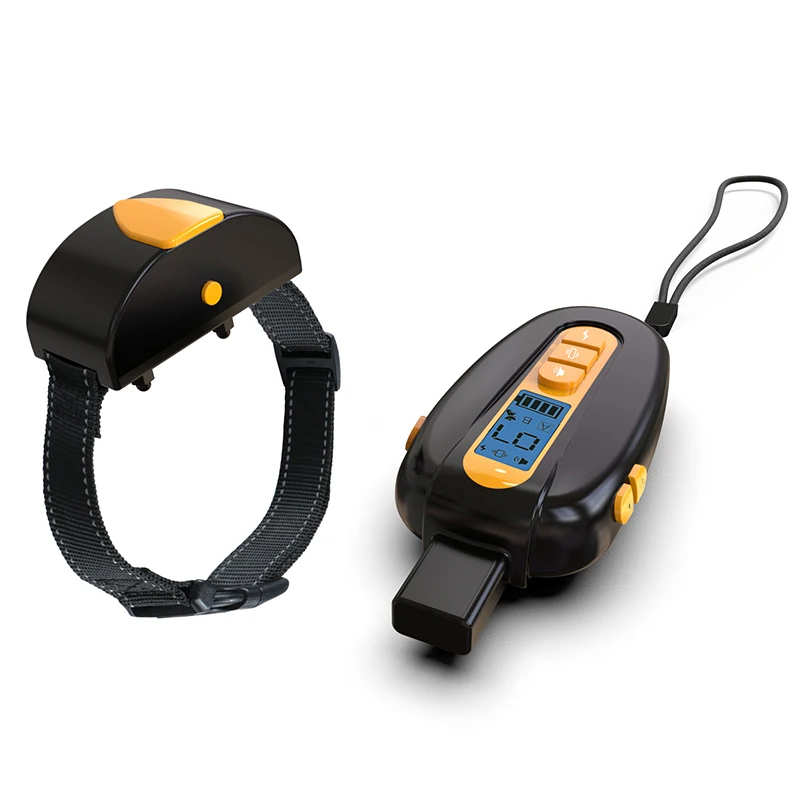 
Collier de Dressage pour Chien Rechargeable et IPX6 Etanche avec Distance de 660y avec Mode Vibration Choc Electrique, Sonore 