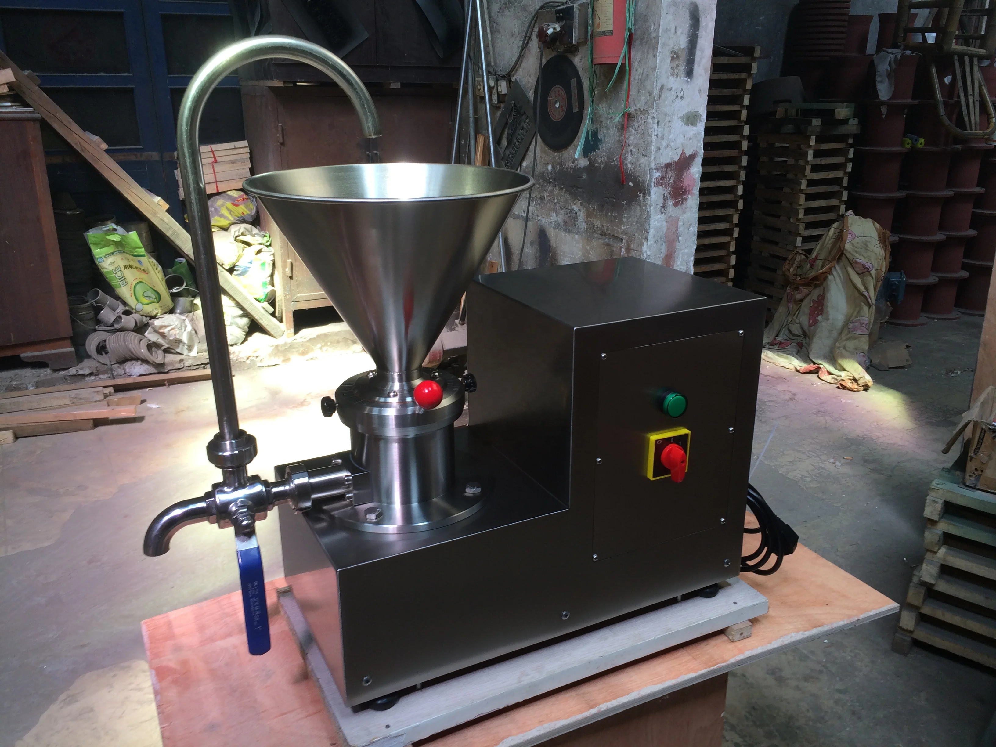 JMS60 Split body colloid grinder and Industrial colloidal nut almond grinding machine