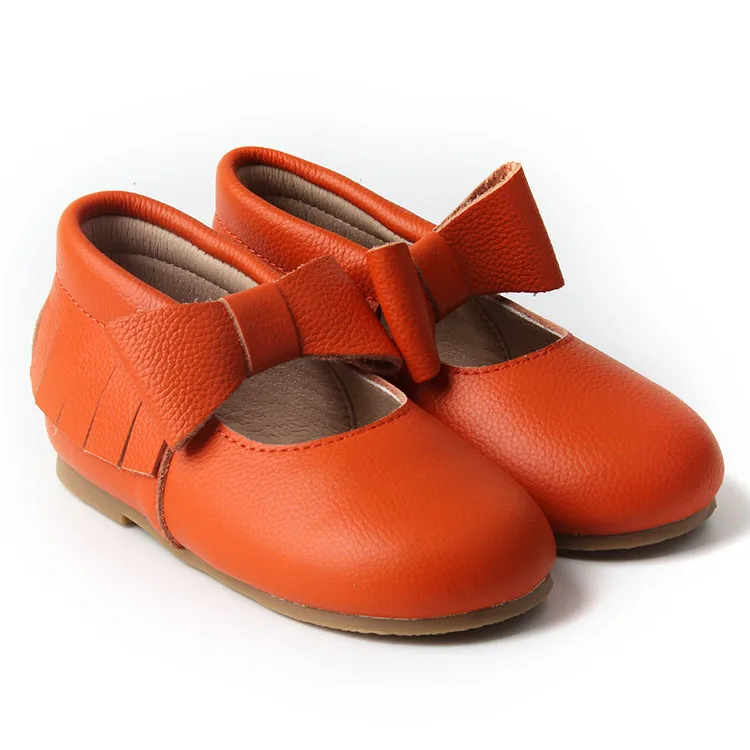 Индивидуальный дизайн; Вечерние туфли принцессы с бантом и кисточками для девочек; Детские модельные туфли