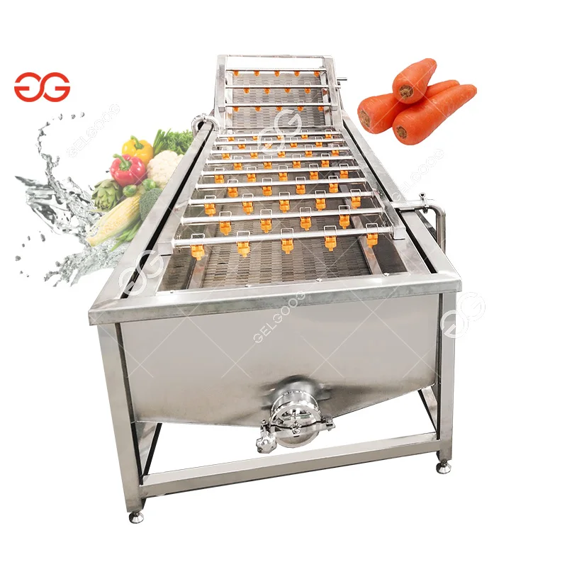 Factory Price Root Fresh Fruit Cherry Tomato Carrot Dates Cleaning Drying Washer Green Leafy Vegetable Washing Machine For Sale