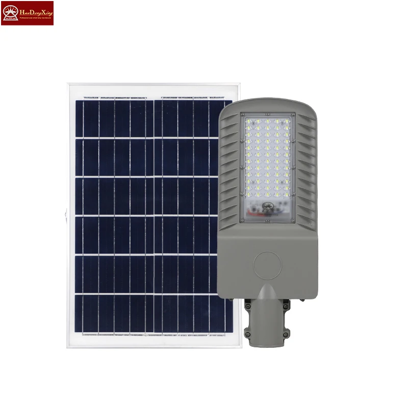 Monocrystalline LED Solar Street Light 30W-150W All-in-One Reflector Aluminum for Outdoor & Garden DC Power Supply