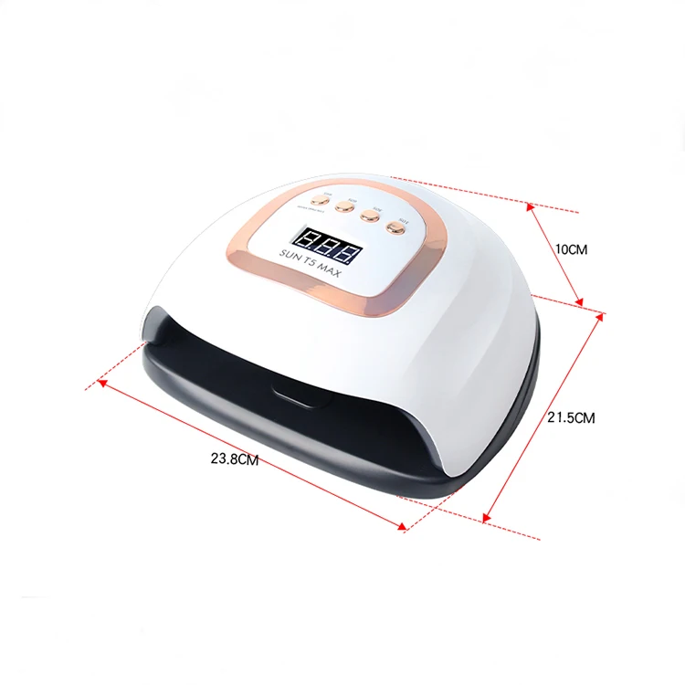 Newest SUNT5MAX 57PCS LED New 220w UV LED Nail Lamp for Gel Nail Varnish Drying