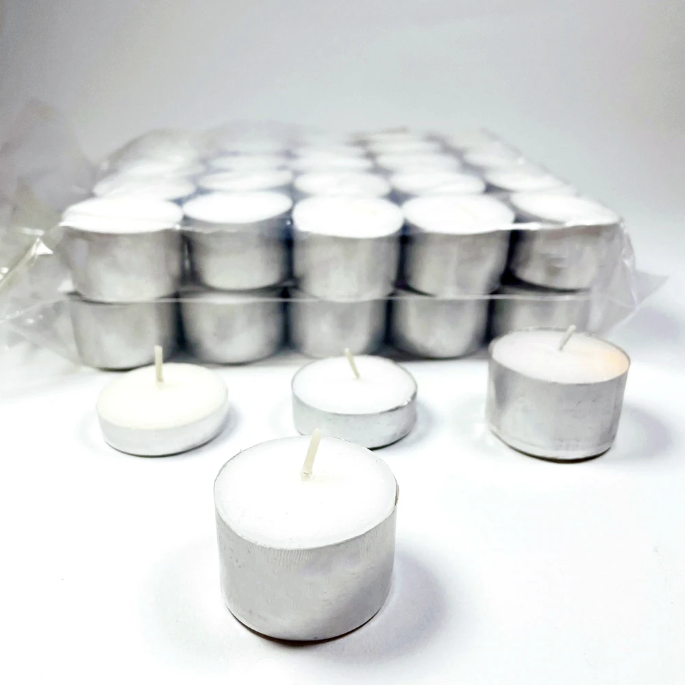 Home Decor Paraffin Wax White Colorful Tea Light Candles 100pcs 12gm Small Tealight Candles Factory