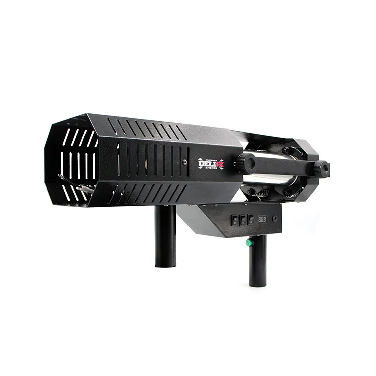 New designed dual gas cans fire gun double head handheld flame projector machine gun for disco nightclub