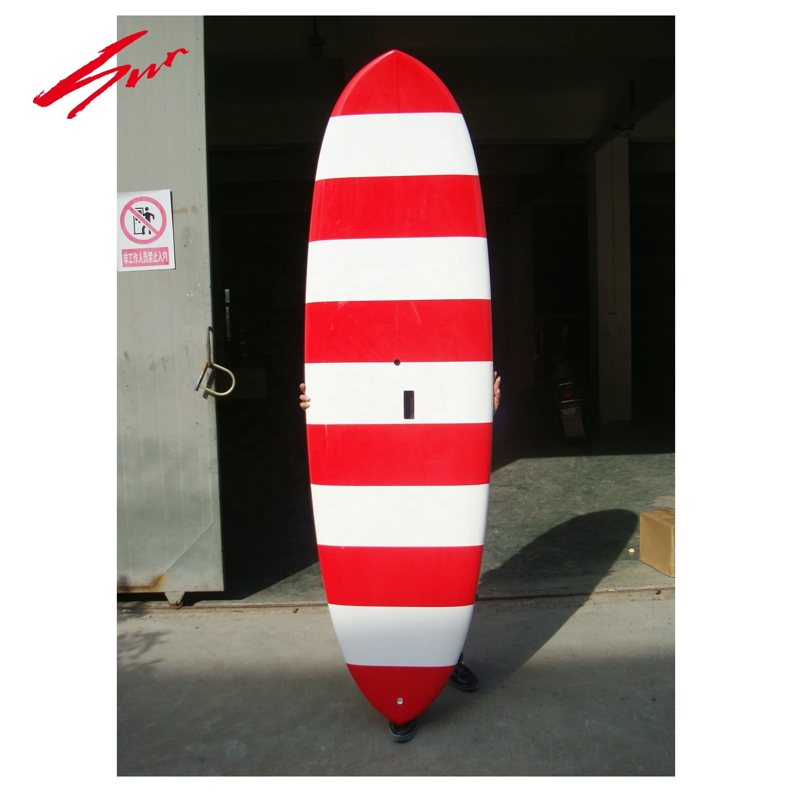 High Impact Resistant Water Jet Surfboard PU Fiberglass Surf Board Customized