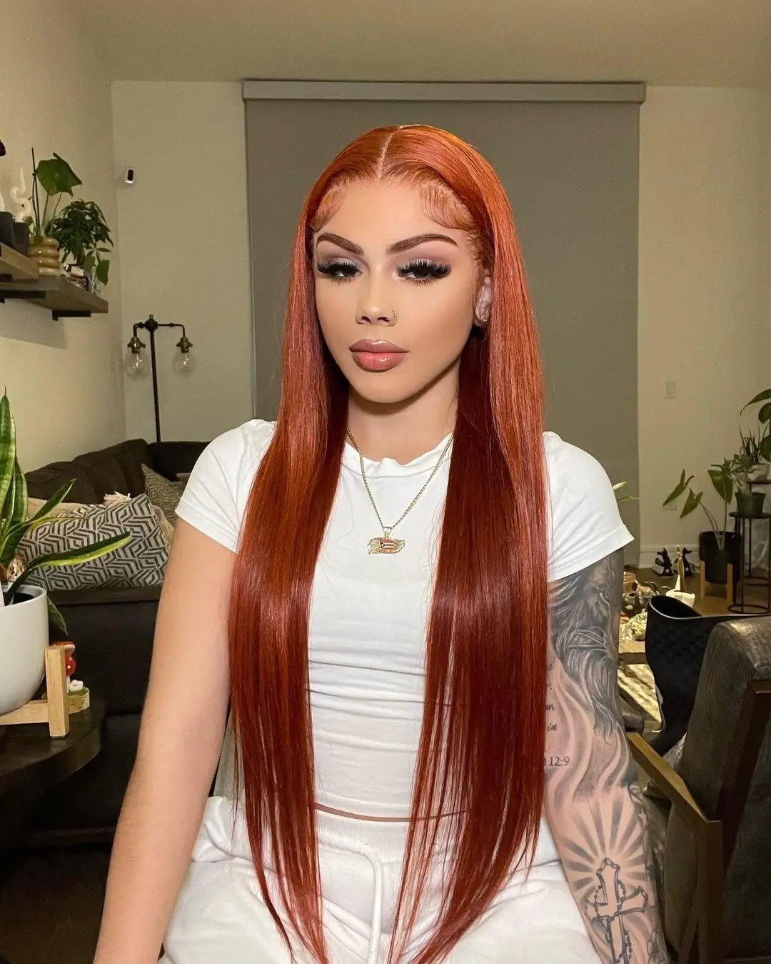 33# Auburn Brown Red Color Curly Water Wave Raw Long Lacefront Human Hair Wigs Vendors Swiss HD 13x4 Lace Frontal Closure Wigs