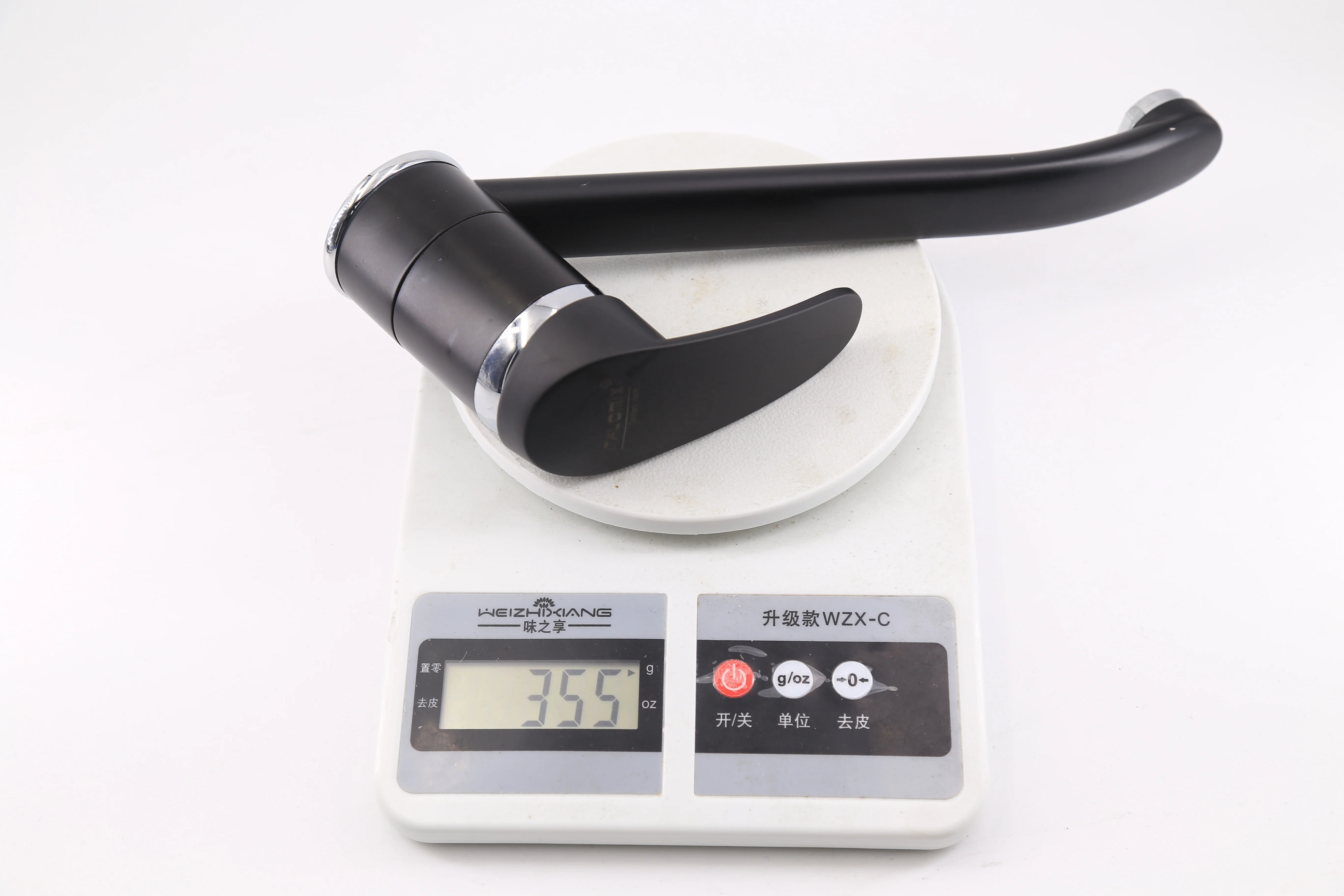 ITALOMIX New Hot Cold Water Sink Taps Single Handle Mixer Aluminium Body Black Kitchen Faucet