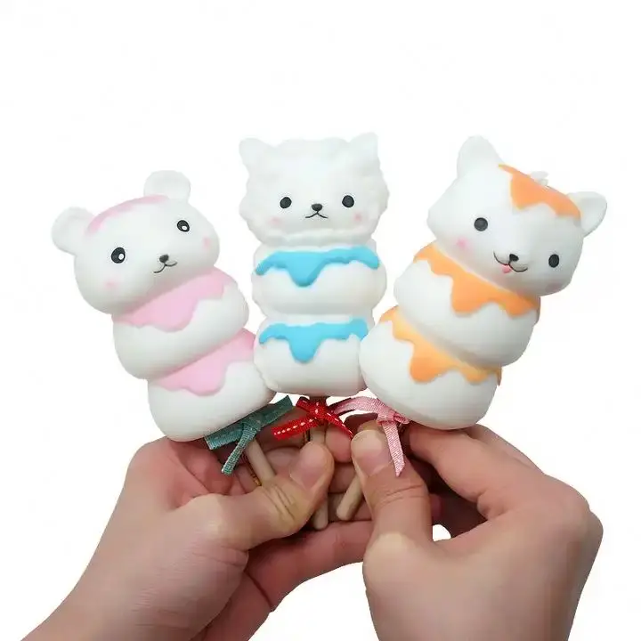 Kawaii Squishy Marshmallow Toys Animal Mochi Squishies New Children Stress Relief Toys