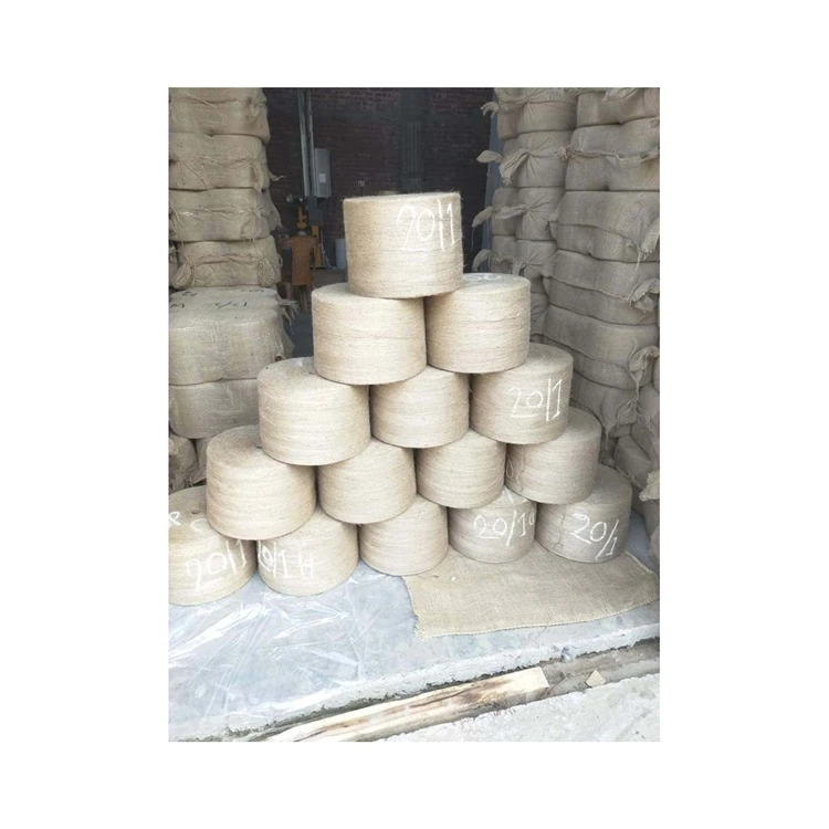 Factory direct selling reusable and washable jute yarn rope hand knitting yarn for weaving