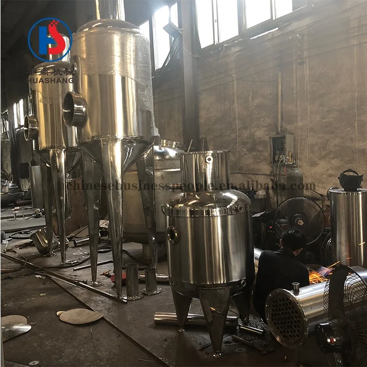 High quality process vacuum Hemp Solvent  cbd oil ethanol extraction and concentration equipment