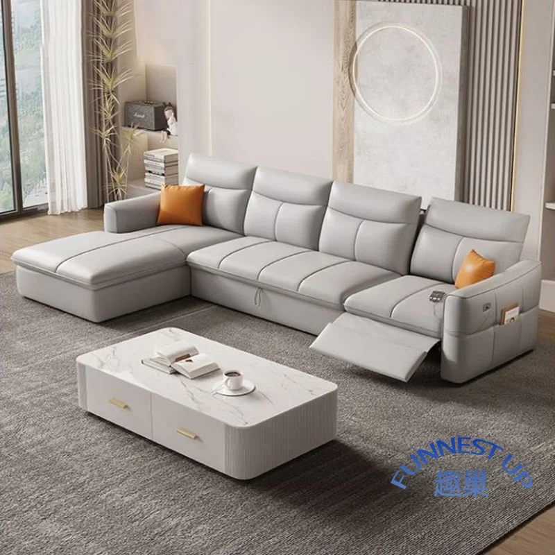 Best Seller genuine Leather electric sofa recliner multi-functional space cabin electric leather sofa recliner electric sofa