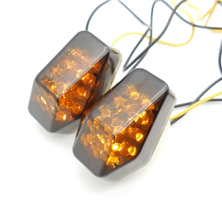 universal motorcycle led indicators SUPER BLACK  turn signal led turn lights for Japan motorbike turning system