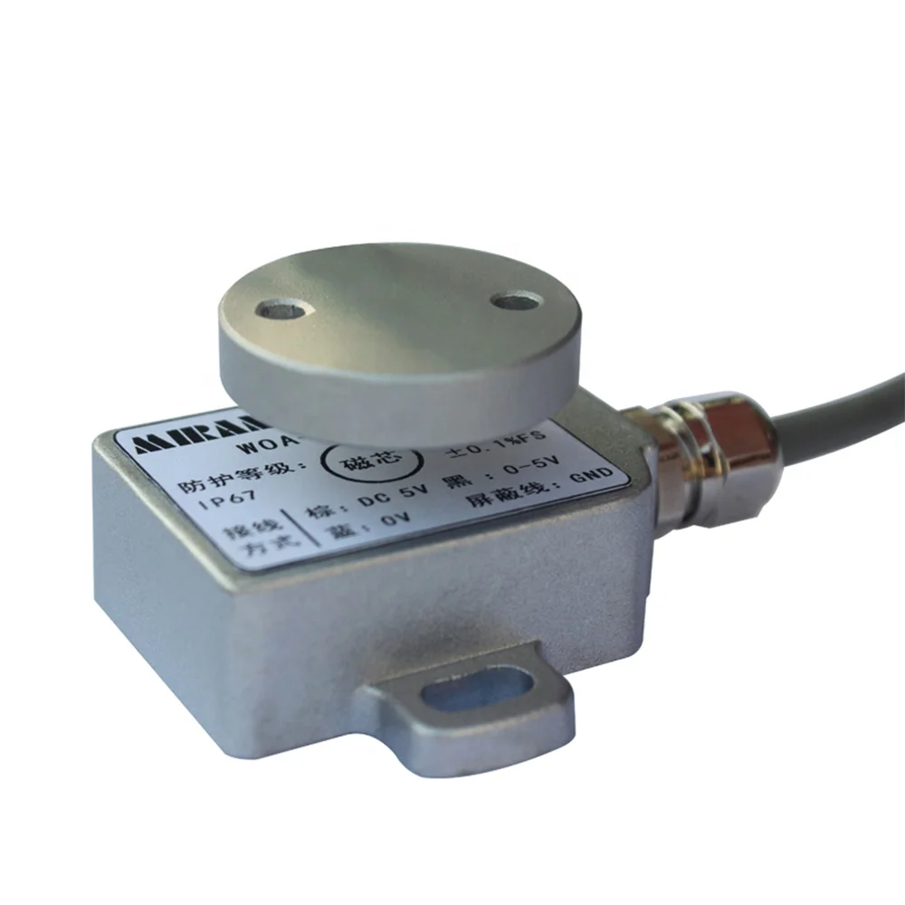 MIRAN Split Type Non-Contact Hall Magnetic Induction Sensor WOA-B Angular Displacement Sensor for Position Measurement