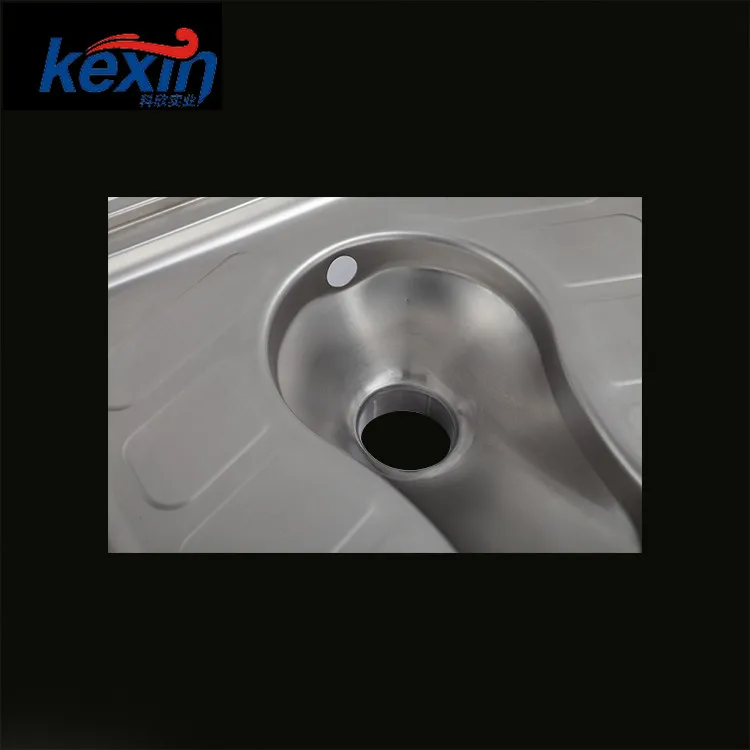 High quality high end stainless steel toilet squatting pan with p trap