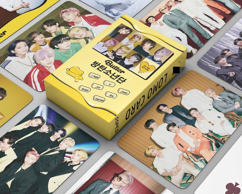  Оптовая продажа 55 шт./кор. Kpop Idol товаров Bangtan Boys масло Фотокарта ЛОМО