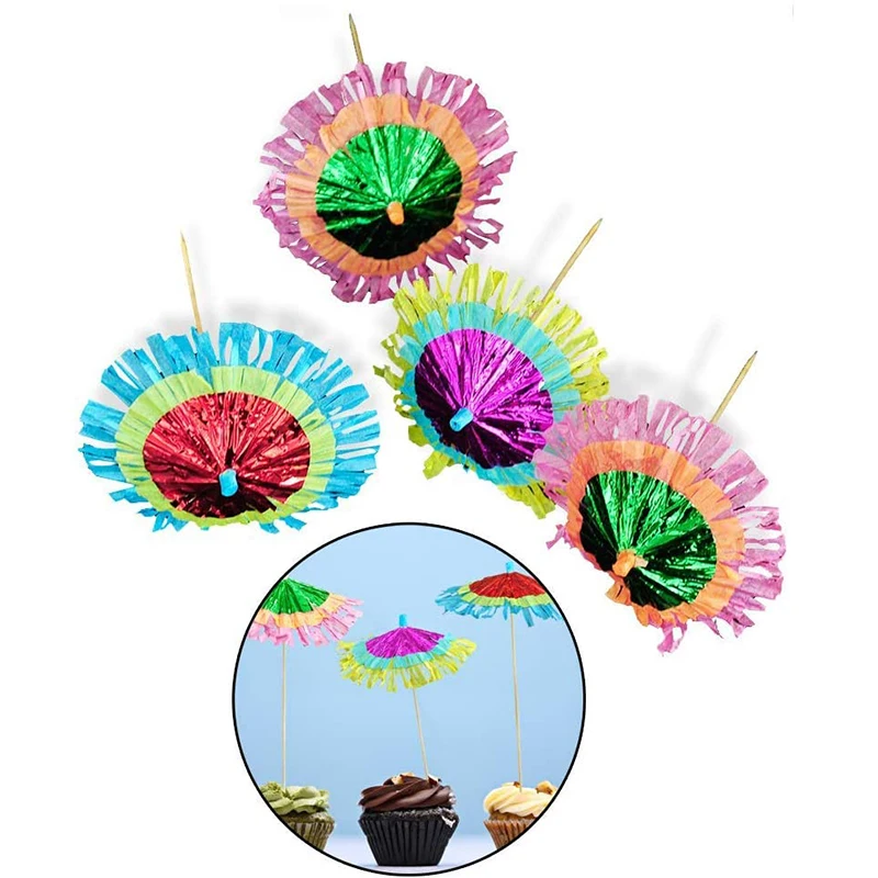 colorful customized party drink parasol cocktail umbrella