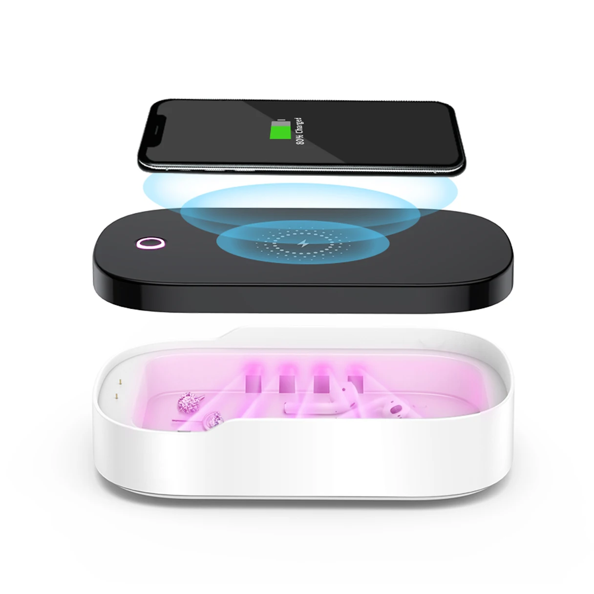 SCENTA Uv дезинфицирующая коробка аромат смарт-телефон Беспроводное зарядное