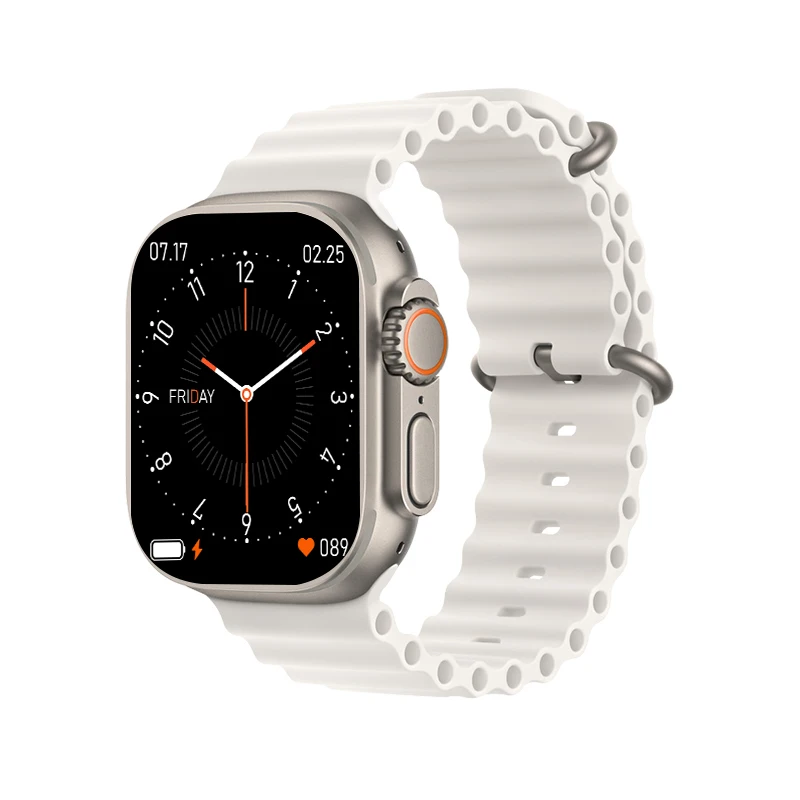 long standby with wireless charging 1.99 inch HD large screen watch band hands free voice assistant smart watches