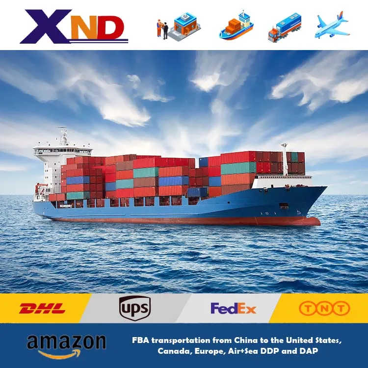 International shipping express Tnt Fedex Ups Dhl freight cheap transport to Europe Amazon Express Service Door