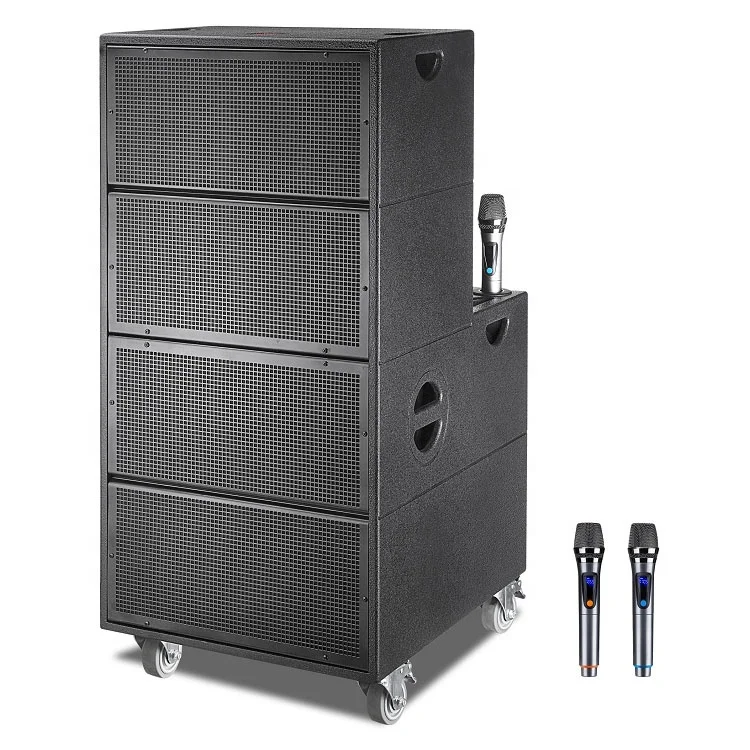 Активный динамик Good Sound 400 Вт 18 дюймов перезаряжаемый аккумулятор 12 В/20 А вечерний система караоке с линейным рядом беспроводным