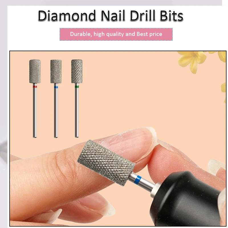 HJS Large Flat Top Barrel Drilling Bits Diamond Cross Cut Milling Cutter Coarse Medium and Fine Grit Grinding head