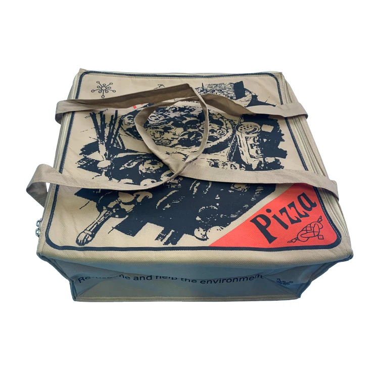 High sales Pizza delivery for restaurant Non-Woven PP Shopping Bag Pizza Bag