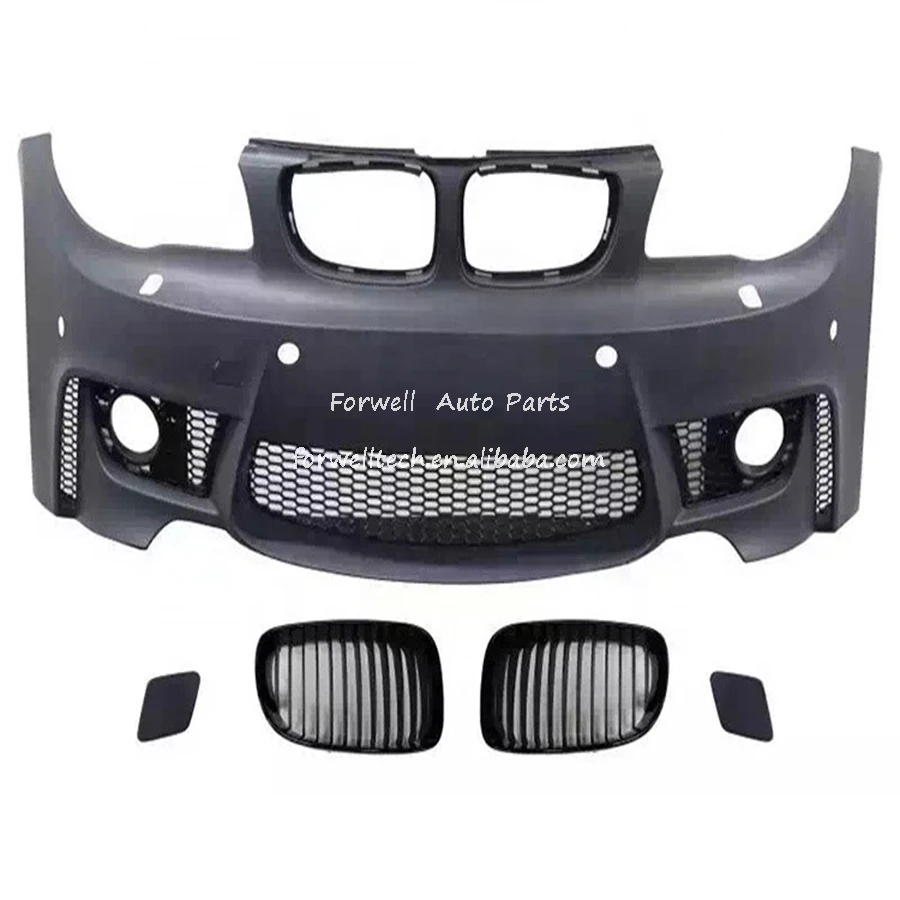 
For Bmw E81 E82 E87 E88 1 Series 1M Style Side Skirt Car Front Rear Bumpers Plastic Body Kits Accessories 