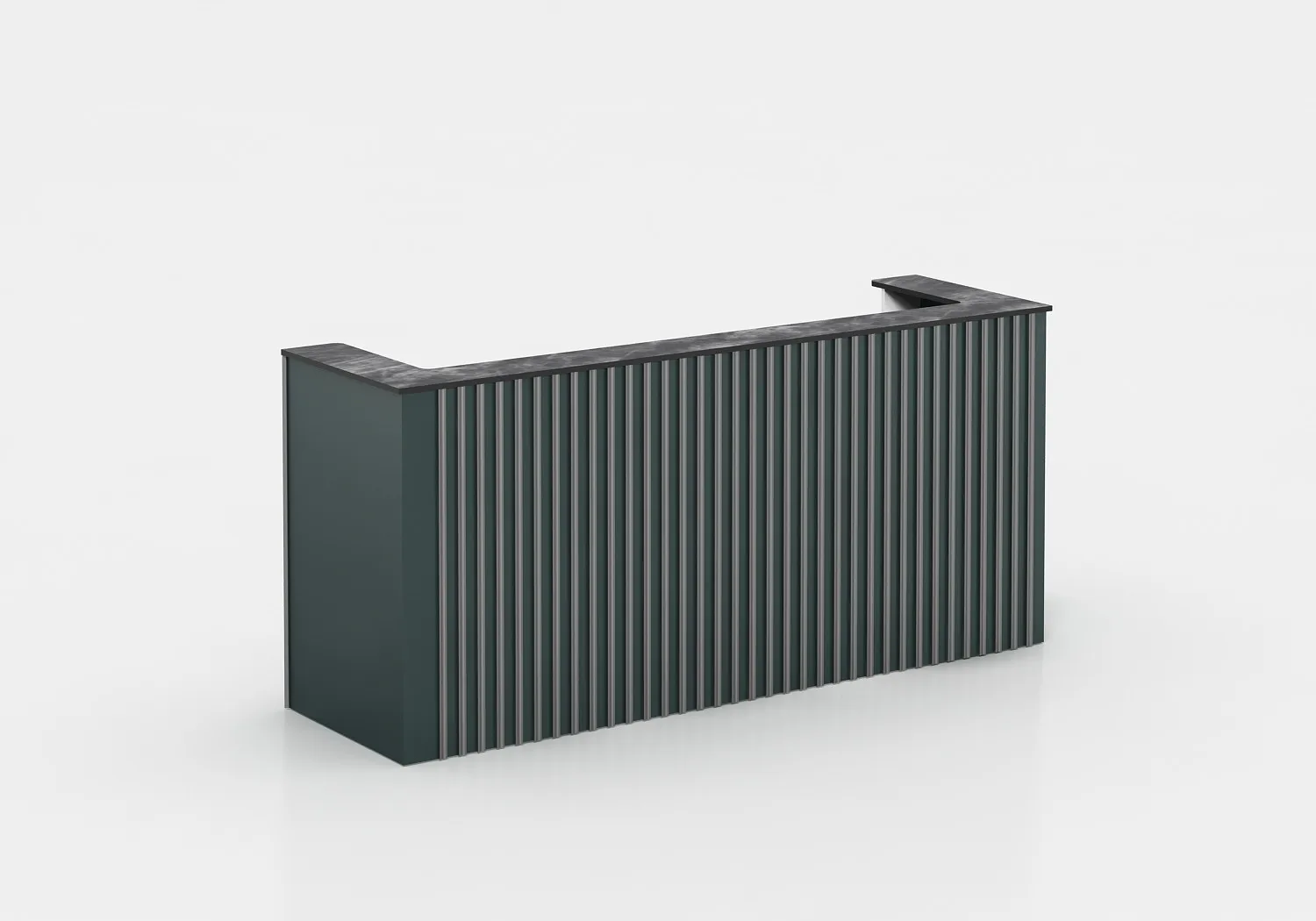 2024 Hot Sell Newest Modern Wooden Reception Desk Counter Table Reception Desk for Hotel Office