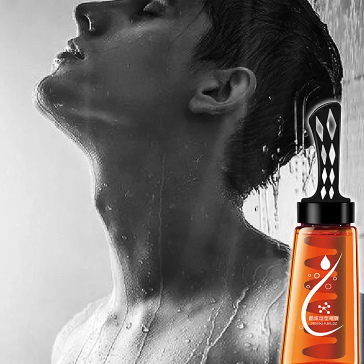 High Quality Professional 2-in-1 Long lasting Fluffy Hair Pomade Wax Men Salon Styling Hair Wax Gel