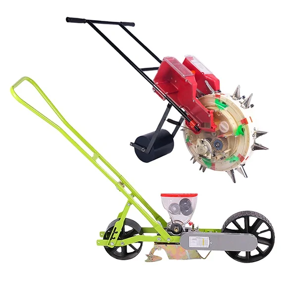 Reseeding Grass Seeder/Spread Soil Mixing Gardening Rotary Tool Garden Wheel Cultivator fruit  Vegetables corn seed planter