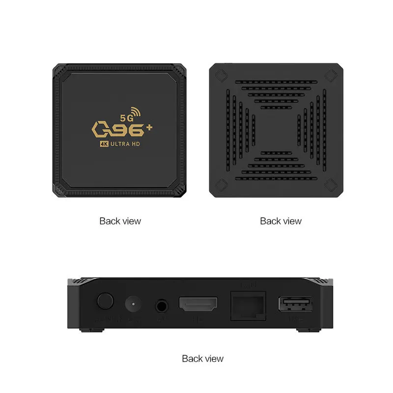 Q96 Plus Android 9 0 IPTV Box пульт дистанционного управления 2 4G/5G двухъядерный процессор Wi-Fi Смарт ТВ приставка + Декодер каналов кабельного телевидения компьютерной приставки к