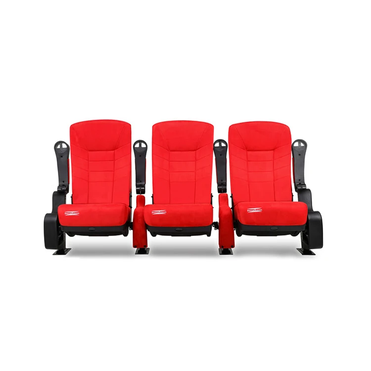 Factory Wholesale Folding Auditorium Seat Movie Cinema Theater Chair With Cup Holders