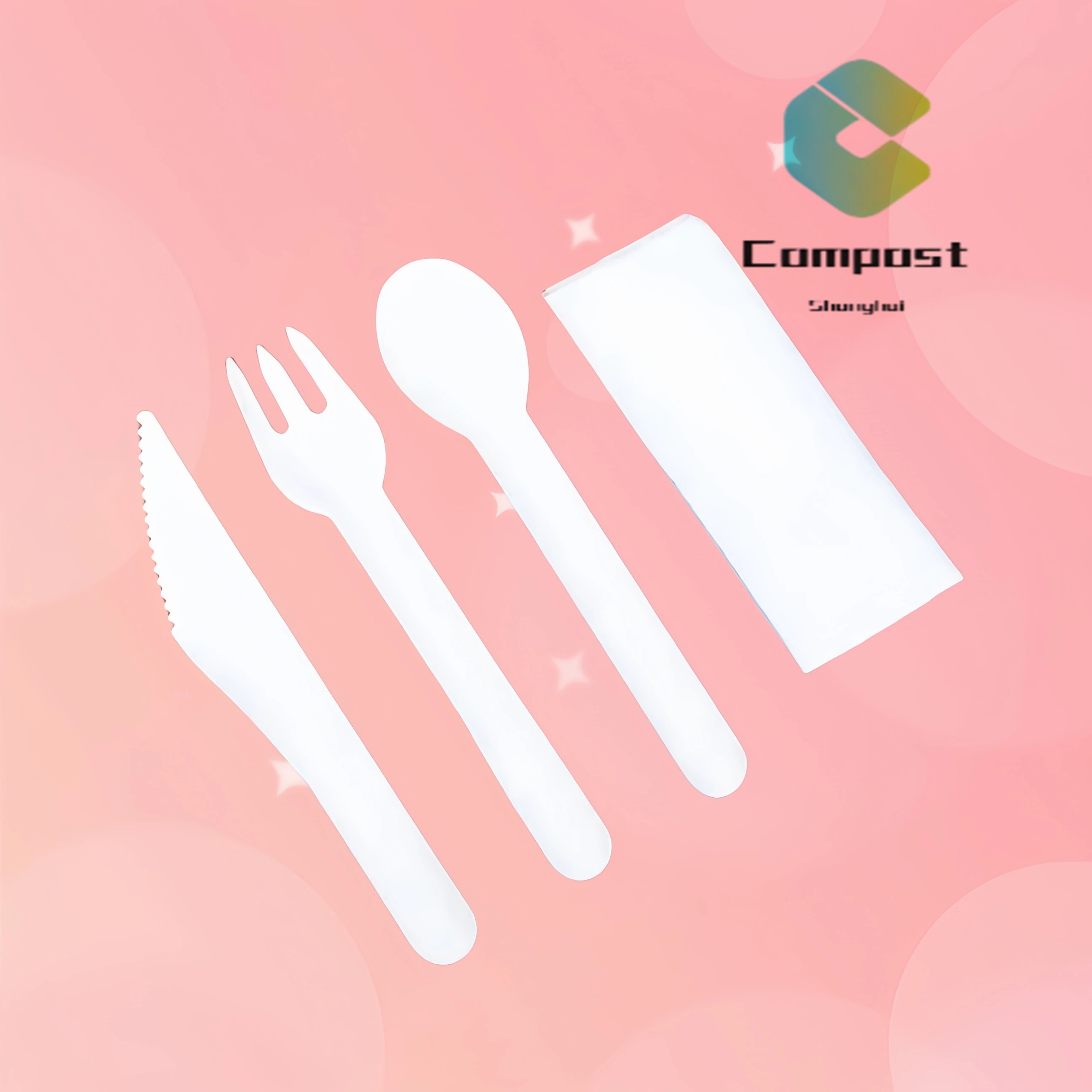 2025 Wholesale New Design Ecofriendly Wooden Cutlery Knife Fork Spoon travel utensils sets in Paper packed