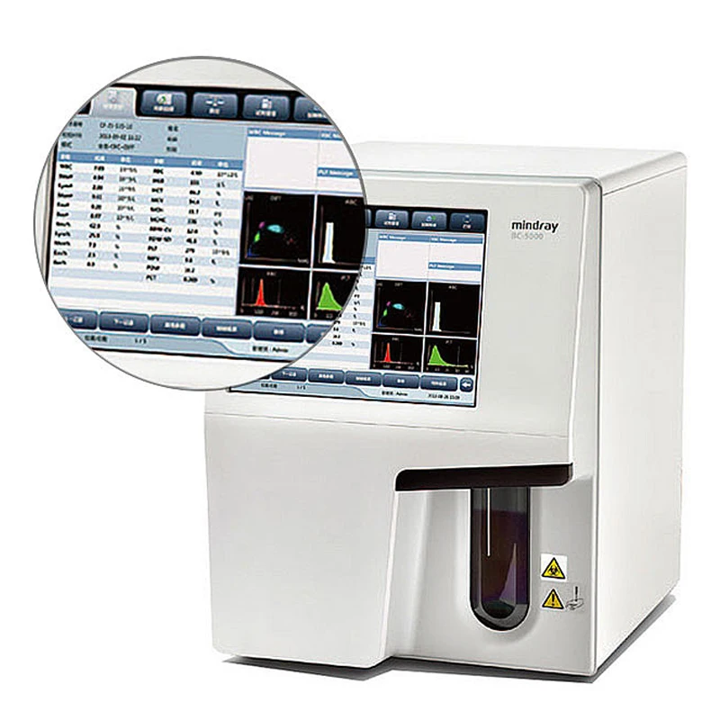 
Mindray BC-5000 with software no calibration quality control solution Five categories automatic blood cell analyzer 