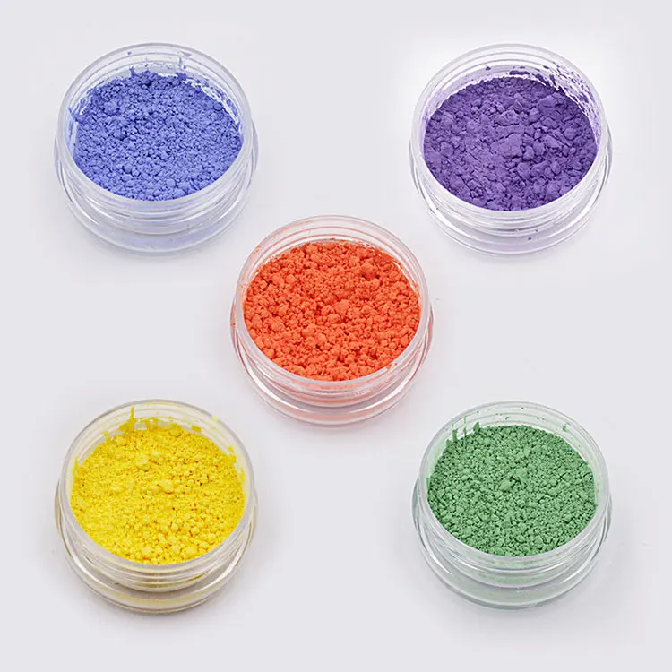 Brand Mcess thermochromic temperature activated pigment powder for fabric plastic