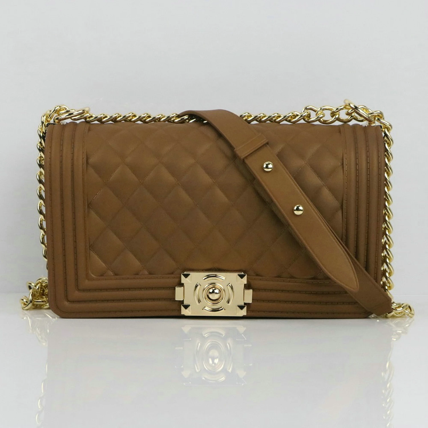 
Summer Easy-Carry Cheap Wholesale Jelly Waist Bag For Women Rhombus Large-Capacity Chain Special Handbags For Traveling 