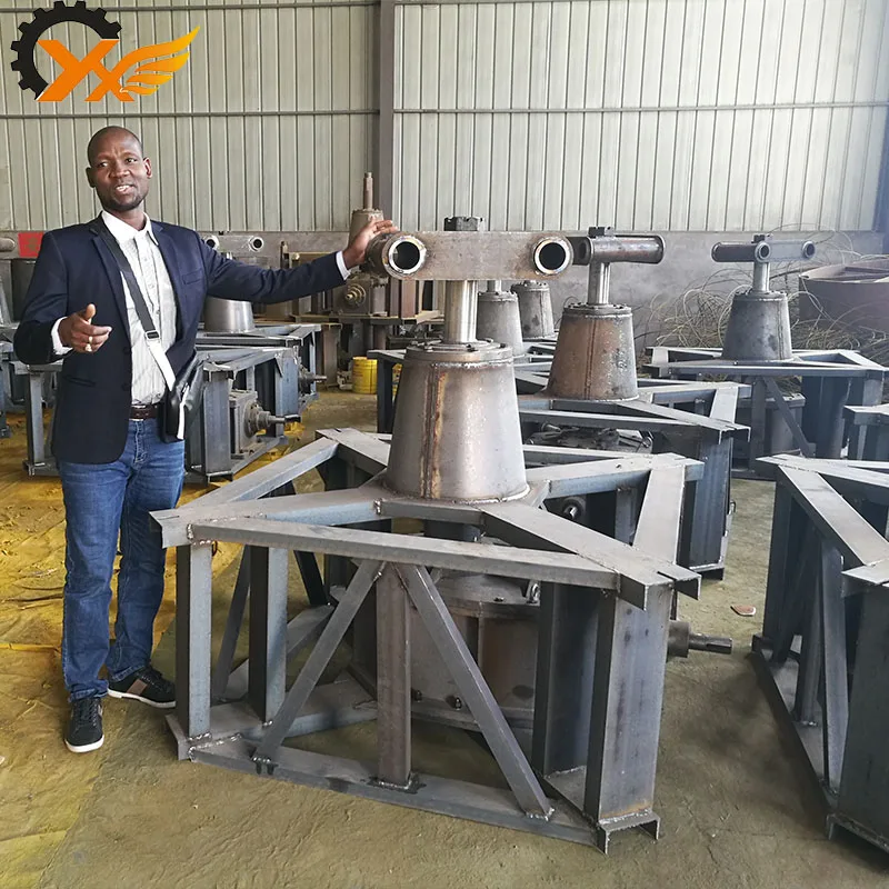 Widely Used Gold Ore Grinding Machine Gold Extraction Double Rollers Grinding 1200 Wet Pan Mill For Gold