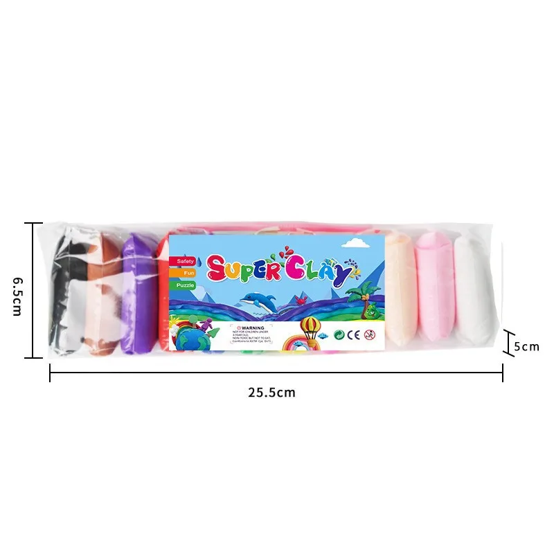 Kids Ultra Light Clay 36 Color Rubber Colored Clay Handmade DIY Air Clay Toys