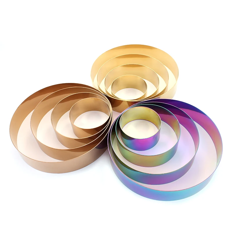 
Adjustable Stainless Steel mini Adjustable Round Cake Ring Mold Mousse Mold 6 CM to 10 CM Baking Cake Decor Mold Ring 