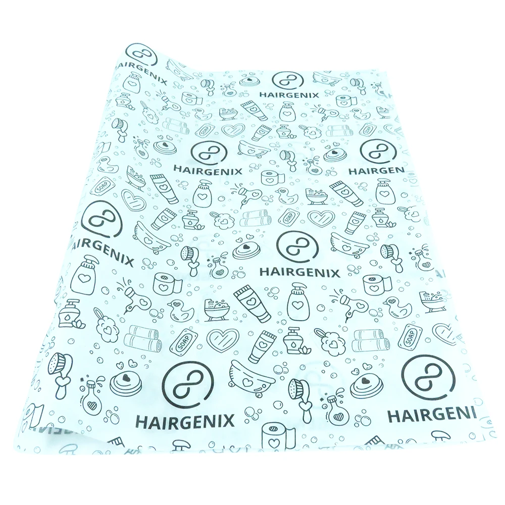 Luxury paper gift wrapper silk tissue paper for packaging white wrapping tissue paper custom logo